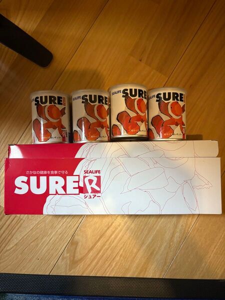 海水魚 餌 マリンテック シュアーR55g4缶【多少の値引き可】