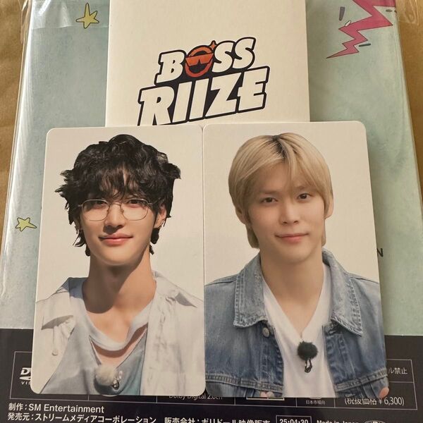 BOSS RIIZE 初回 限定 封入 ランダム トレカ ウンソク ウォンビン