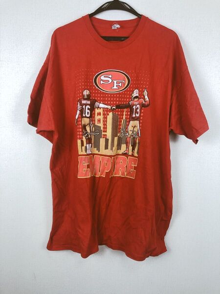 古着 Tシャツ 半袖 SF フットボール 帝王 EMPIRE アメリカン 2XL