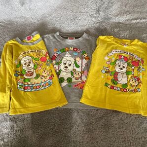 いないいないばあっ!わんわんとうーたん長袖Tシャツ3枚セット 100