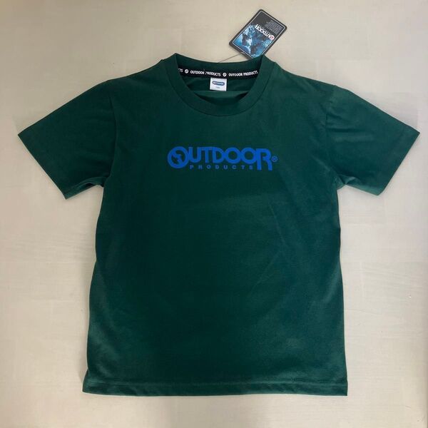 アウトドア OUTDOOR PRODUCTS 半袖Tシャツ グリーン系 未使用タグ付き サイズ150