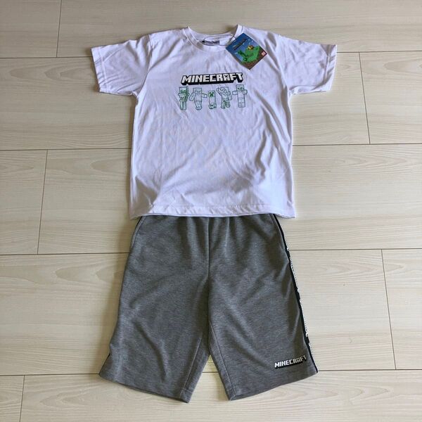 マイクラ Tシャツ ハーフパンツ 上下セット 110cm 未使用タグ付き マインクラフト Minecraft パジャマ