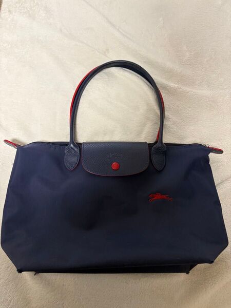 トートバッグ ネイビー LONGCHAMP Sサイズ
