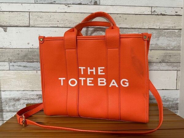 TOTE BAG オレンジ トートバッグ