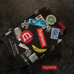 ★usedキャリーケース★ 訳あり 鍵付き シュプリームステッカーおまけ付き
