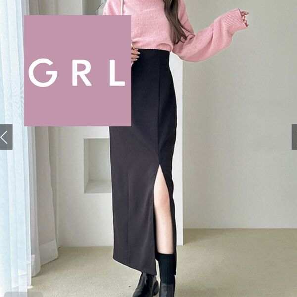 スリットナロースカート GRL 【Lサイズ】