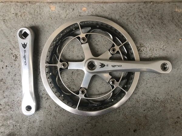 paypay10%還元 元箱 おまけ スギノ mighty comp 170mm クランク DAHON TERN brompton