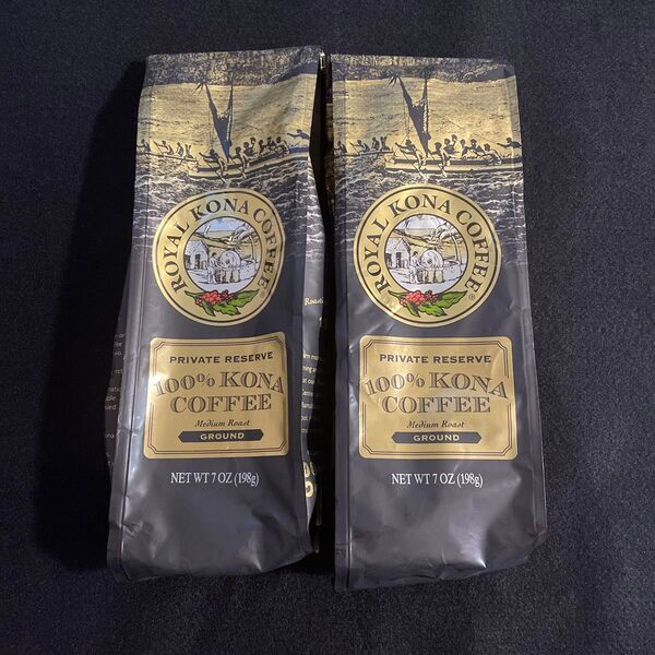 ROYAL KONA coffee ロイヤル コナコーヒー100%粉タイプ2袋