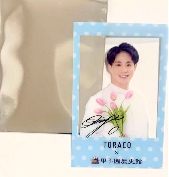 甲子園歴史館 オリジナル TORACO チェキ風クリアカード 木浪選手 サイン入り 阪神タイガース レア 推し活