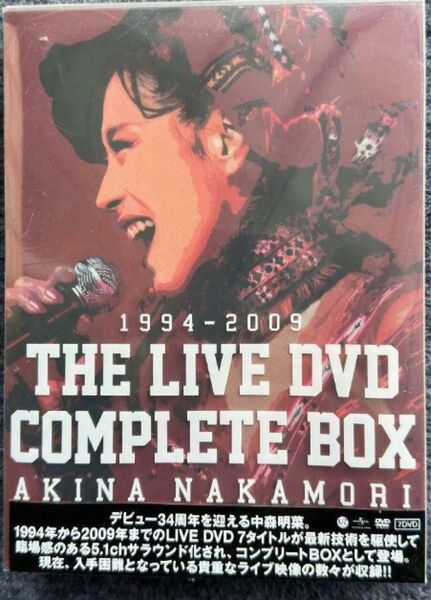 中森明菜 THE LIVE DVD COMPLETE BOX DVD