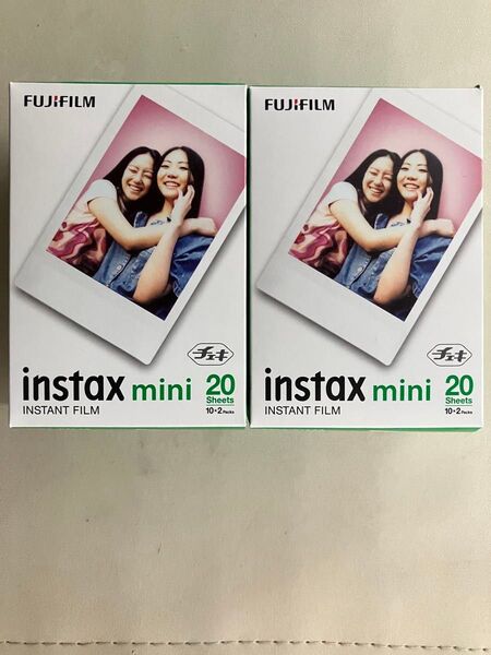 富士フイルム チェキ用フィルム INSTAX MINI 40枚(20枚×2)