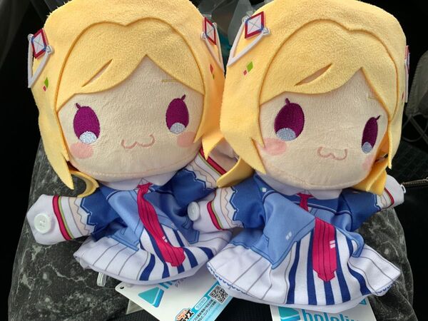ホロライブ パペットぬいぐるみ アキ・ローゼンタール 2点