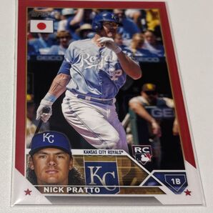 Nick Pratto 5枚限定 2023 Topps Japan Edi. REDパラレル トップス
