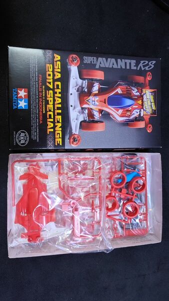 TAMIYA タミヤ ミニ四駆 レッド スーパーアバンテ 2017 ASIA CHALLENGE 未組立 プラモデル