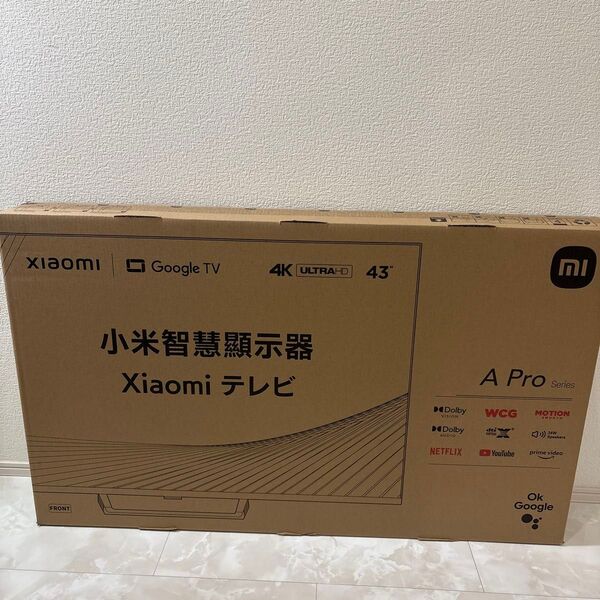 Xiaomi 43型 4K 液晶テレビ Google TV搭載 新品未開封