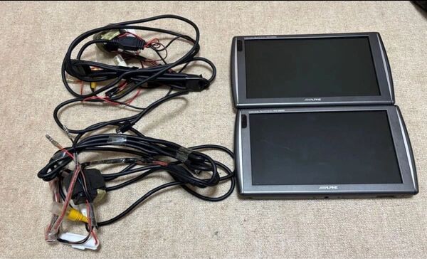 アルパイン PKG-M900SC 2セット 動作確認済みおまけステー、分配器付き