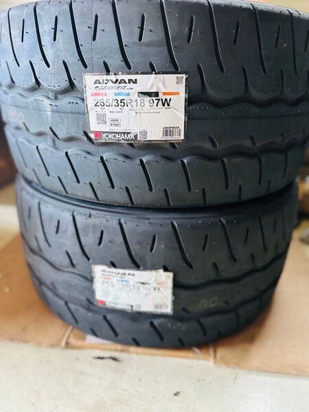 送料無料!! 2本新品!! 265/35R18 ヨコハマ AD09 ADVAN NEOVA 2本セット 2024年製 ネオバ②