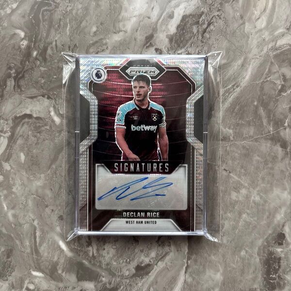 デクランライス 直筆サインカード Auto Soccer 直筆サイン Panini Prizm