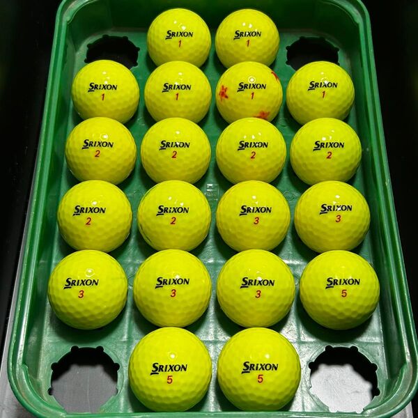 【美品+】SRIXON DISTANCE ロストボール 20球