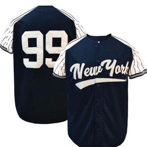 新品 MLB NYヤンキース アーロンジャッジ レプリカユニフォーム 99番