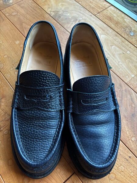 Paraboot EDIFICE別注シボ革Reims/Marche ネイビー 7