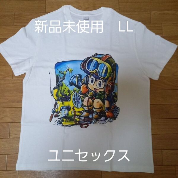 Dr.スランプ アラレちゃん TシャツアラレちゃんTシャツ プリントシャツ 白 LLサイズ