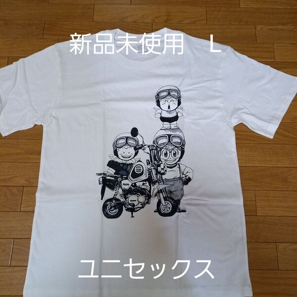 Dr.スランプ アラレちゃんTシャツ アラレちゃん、がっちゃんシャツプリントシャツ インポート品 白Lサイズ ユニセックス