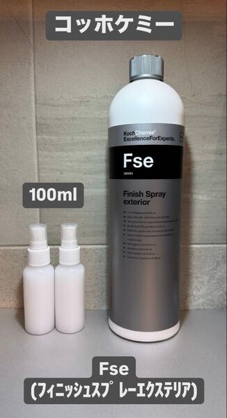 コッホケミー Fse 水垢除去剤入りクイックディテーラー 小分け約100ml お試しサイズ