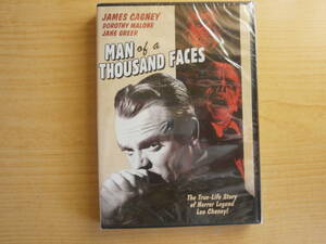 未開封　DVD　「The Man Of A Thousand Faces（千の顔を持つ男）」（リージョン1）　ジェームズ・キャグニー