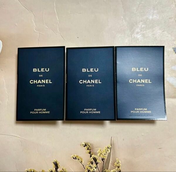 CHANEL ブルードゥシャネル パルファム 1.5ml ×3点 サンプル