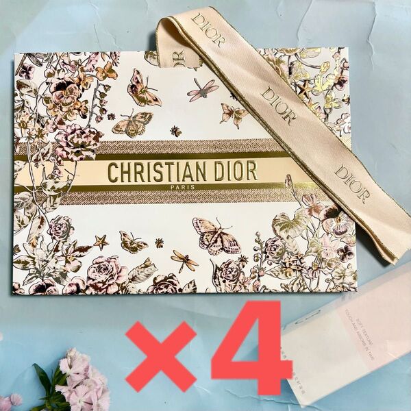 DIORショッパー紙袋【母の日 限定 デザイン】×4枚