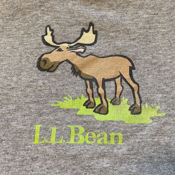 L.L.Bean アニマル イラスト Tシャツ グレー