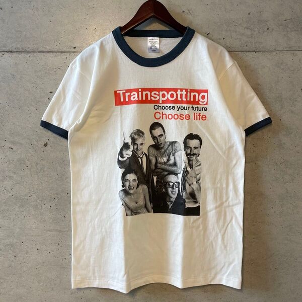 トレインスポッティング リンガー Tシャツ トリム プリント