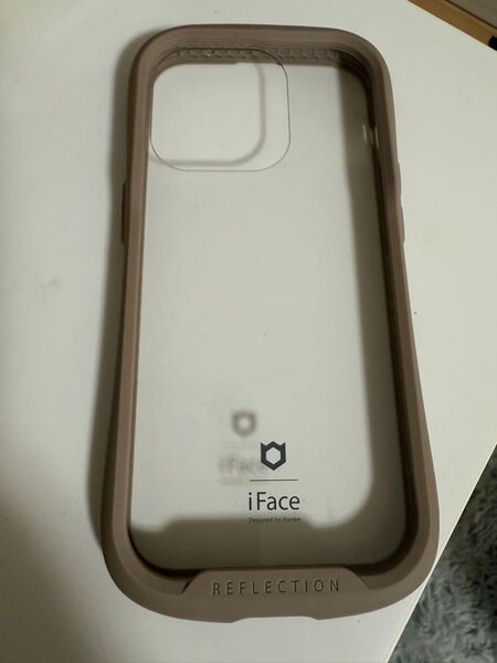 iFace iphone14Pro クリアケース ベージュ