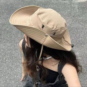 サファリハット テンガロンハット 帽子 UVカット 男女兼用 小顔効果 運動会 紫外線対策 ハット キャンプ スポーツ観戦