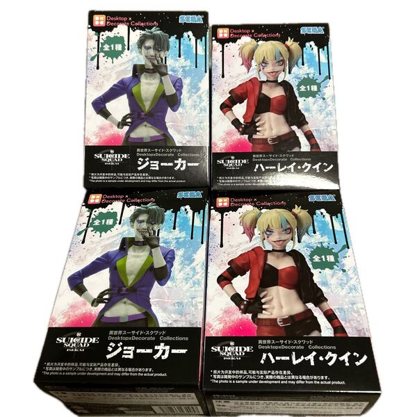 異世界スーサイド・スクワッド Desktop×Decorate Collections ハーレイ・クイン ジョーカー フィギュア