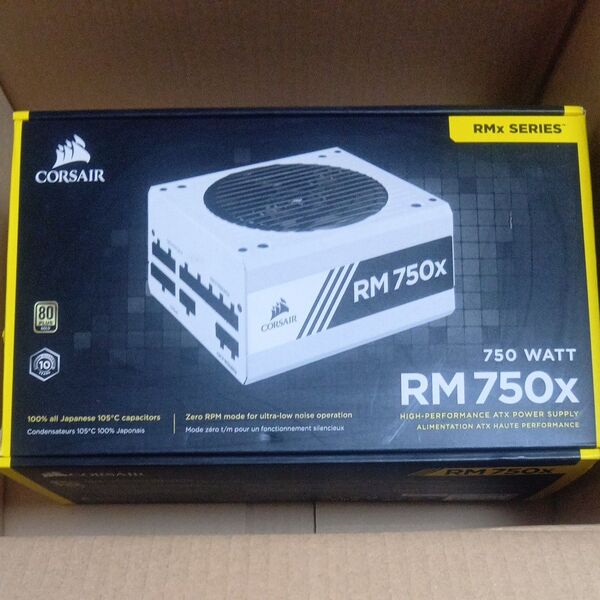 Corsair 750W 電源ユニット ホワイト