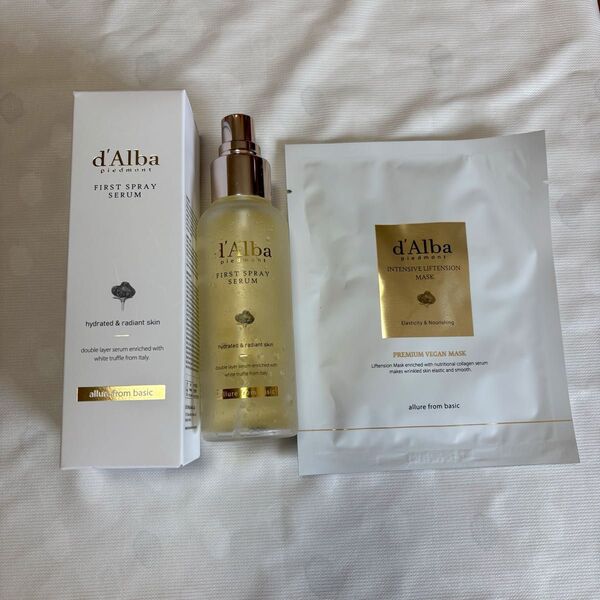 d'Alba ファーストスプレーセラム100ml+40ml+パック