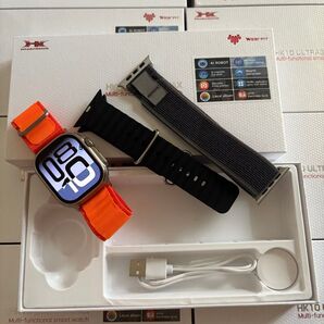 AIロボット搭載!次世代スマートウォッチ HK10 ULTRA3 MAX 最新! バンド3本付き