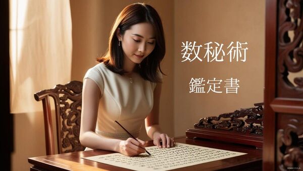 数秘術 鑑定書