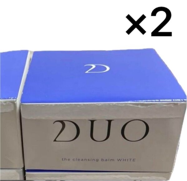 新品 DUO クレンジングバーム ホワイト 90g デュオ 青 クレンジング メイク落とし まとめ売り