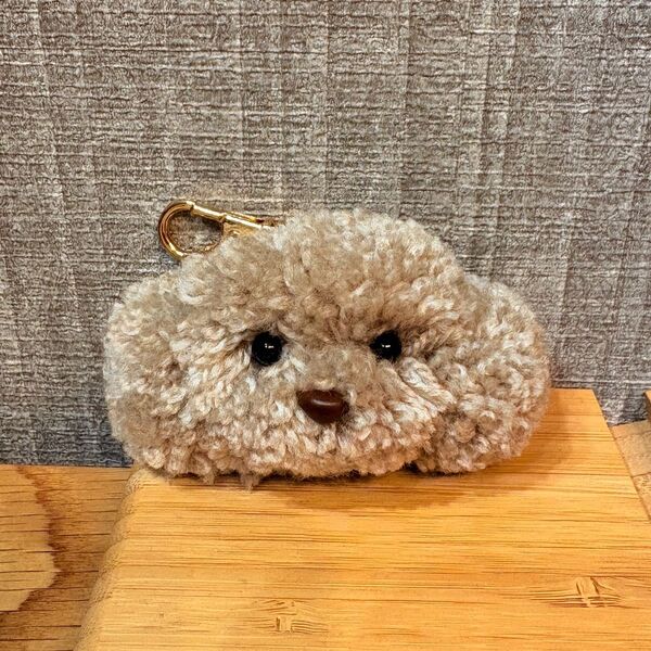 ハンドメイド トイプードル キーホルダー