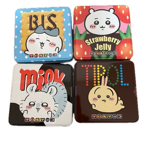 ちいかわ チロルチョコ缶 未開封品4点セット