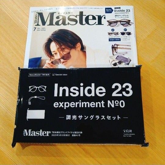 【新品未開封】 MonoMaster 7月号 調光サングラスセット モノマスター