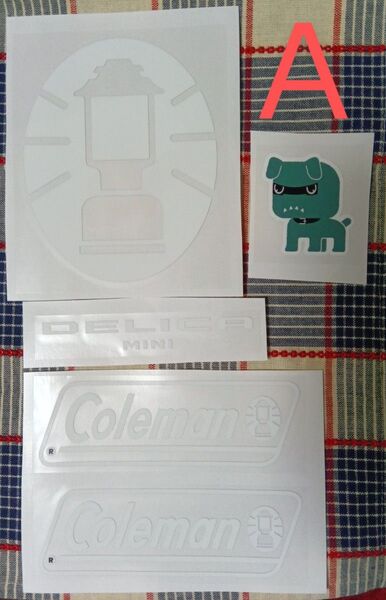 【A】デリカミニ×coleman コラボ カッティングステッカー