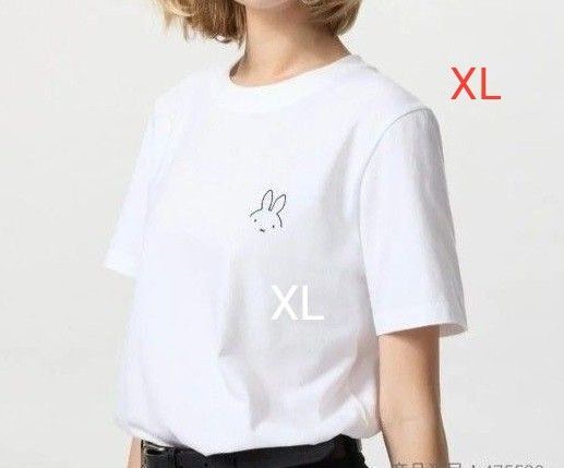 【新品タグ付き】ユニクロUNIQLOUT ミッフィーmiffy レディース半袖TシャツXL 刺繍入り 70周年記念