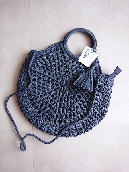 未使用RODEO CROWNS WIDE BOWL サークルBRAID BAGバッグ