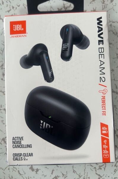 【新品未使用】JBL WAVE BEAM 2 完全ワイヤレスイヤホン ブラック