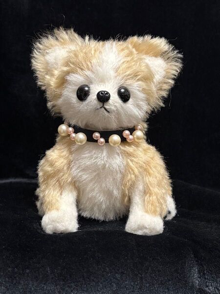 テディわんこ テディチワワ ロングコートチワワ チワワ ぬいぐるみ モヘア ハンドメイド テディベア