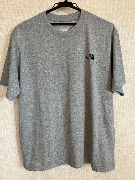 美品★THE NORTH FACE ノースフェイス★メンズ半袖TシャツL グレー NT32459